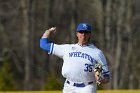 Baseball vs Suffolk  Wheaton College Baseball vs Suffolk University. - (Photo by Keith Nordstrom) : Wheaton, baseball